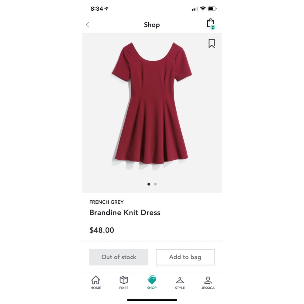 NWT French Grey Brandine Knit Dress Stitch Fix